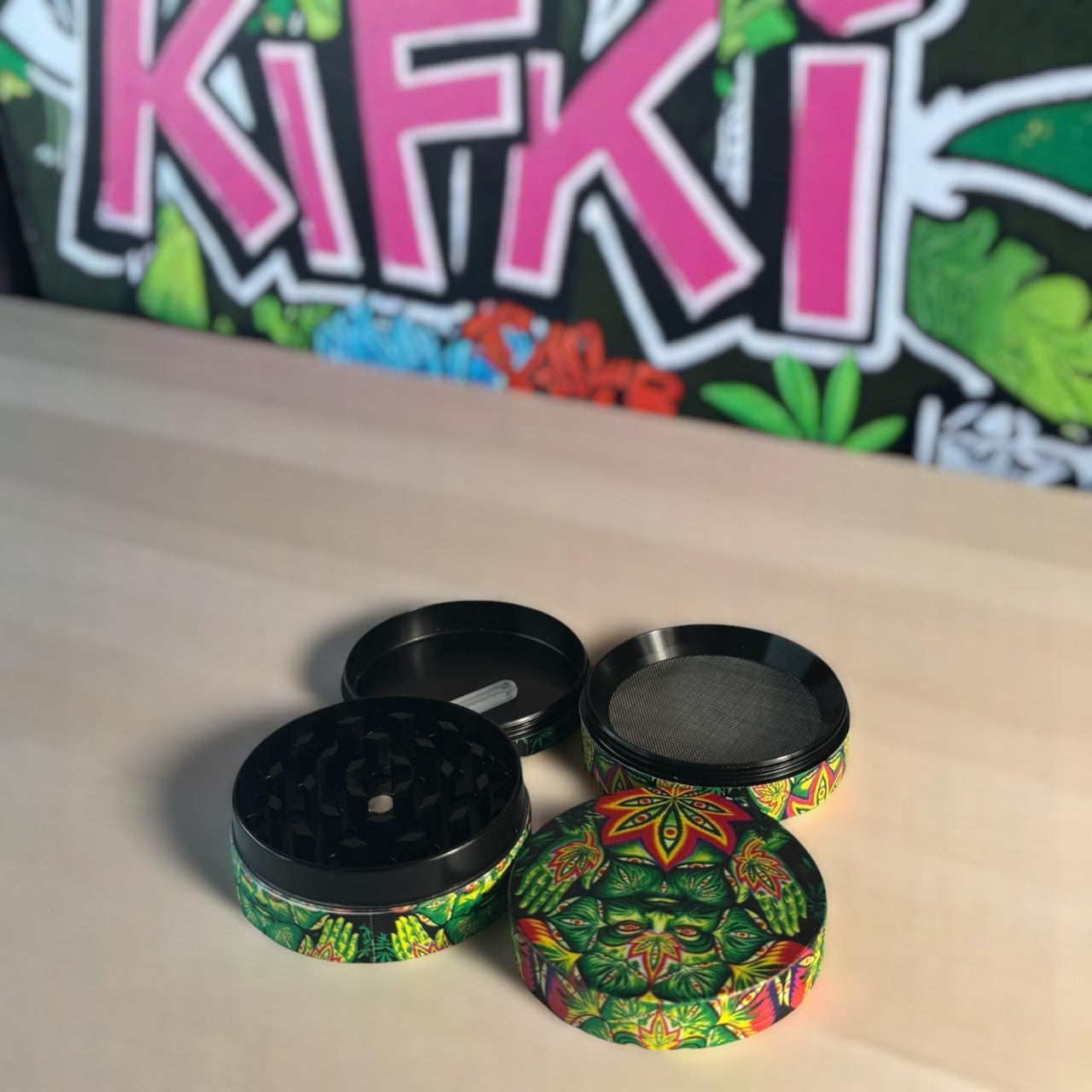 Grinder "Hanf Jungle Classic" (4-teilig)