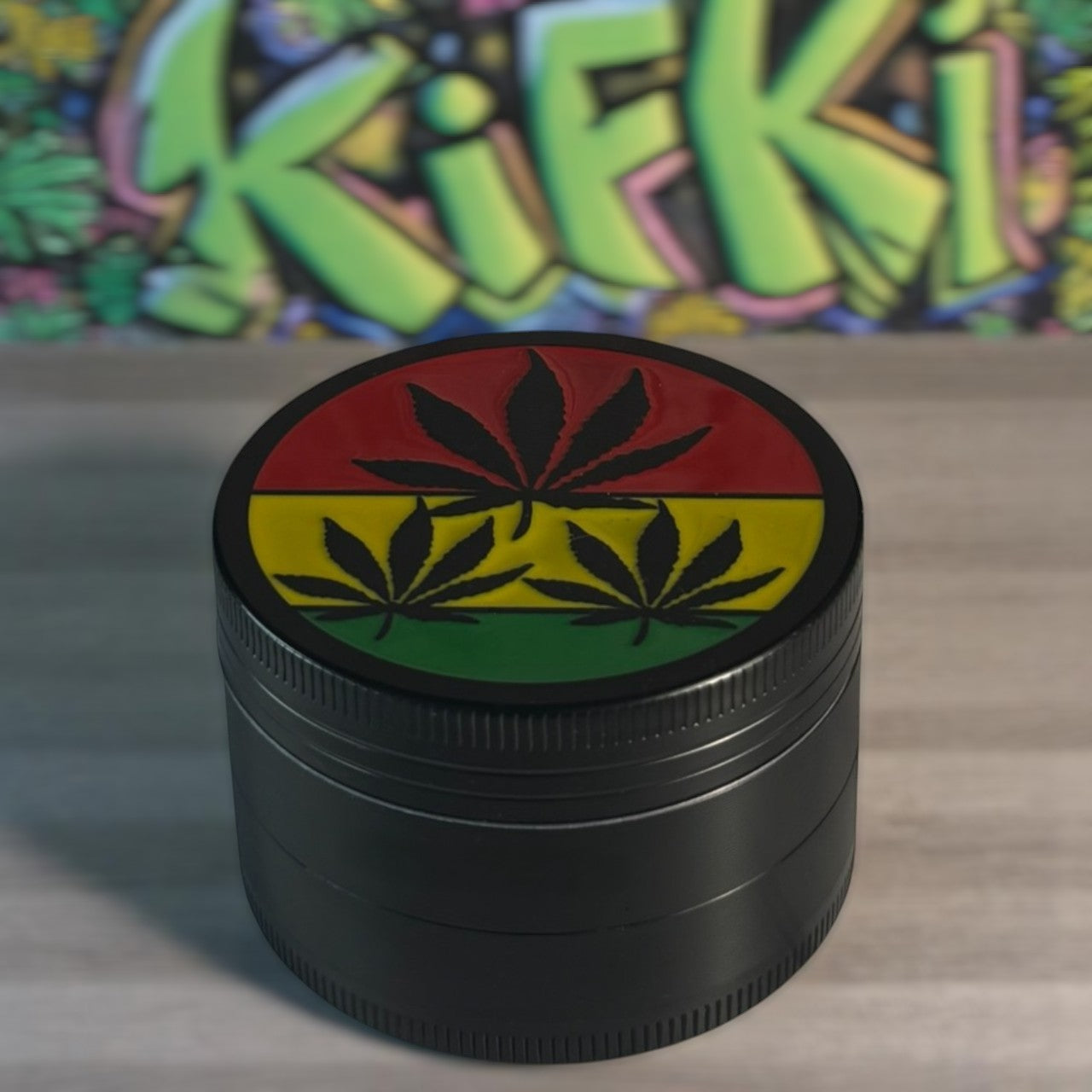 Grinder "Hanfblätter Classic" (4-teilig) geschlossen