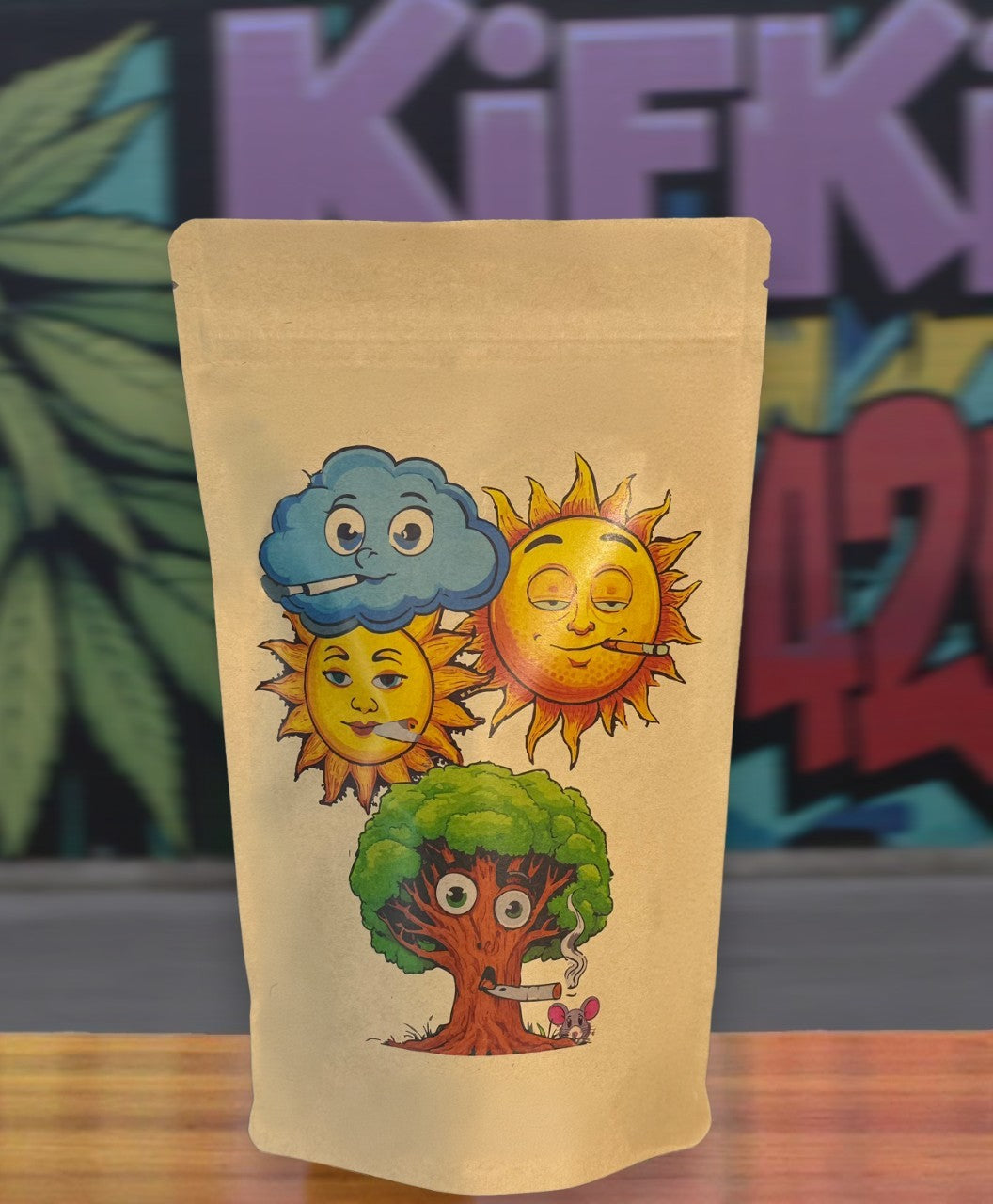 KIFKI Wundertüte - Kiffer Geschenk von hinten