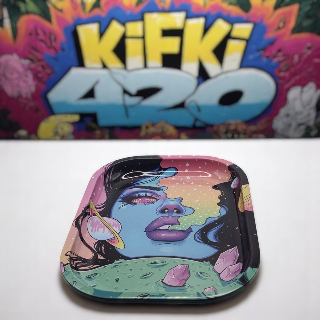 Rolling Tray "Smoke" von vorne Seite