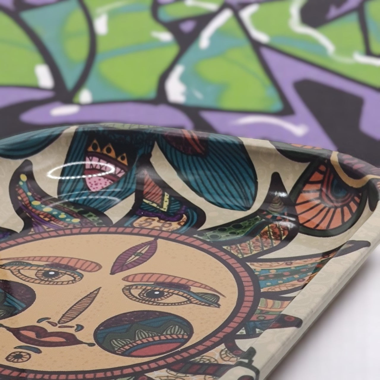 Rolling Tray "Sunshine" von der Seite