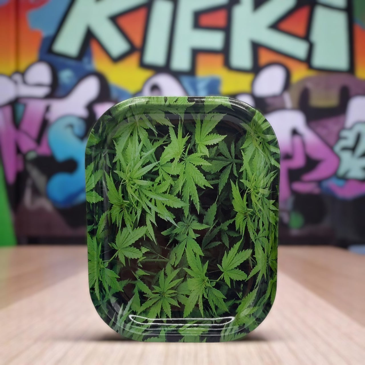 Rolling Tray "green" von vorne