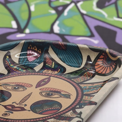 Rolling Tray "Sunshine" von der Seite