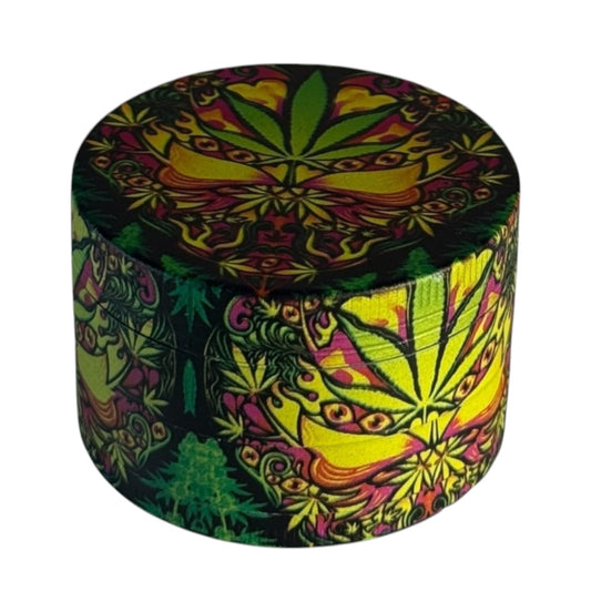 Grinder "crazy Hanfblätter" (4-teilig)